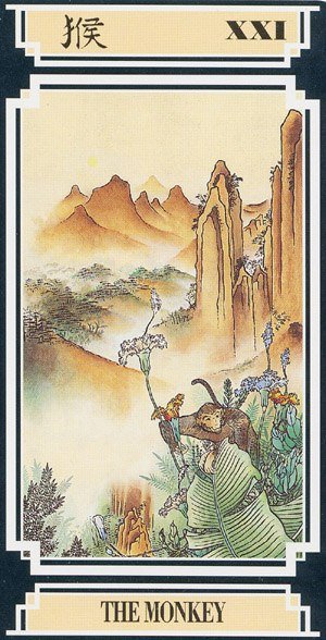 Chinese Tarot THE MONKEY Image