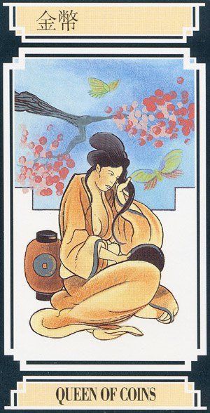 Chinese Tarot QUEEN OF COINS Image